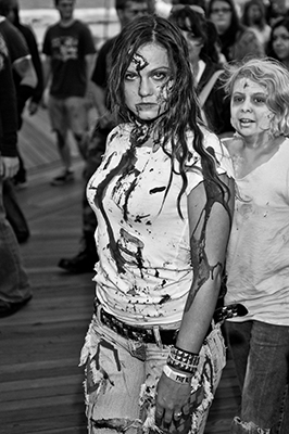 The New Jersey Zombie Walk, Asbury Park Boardwalk, New Jersey